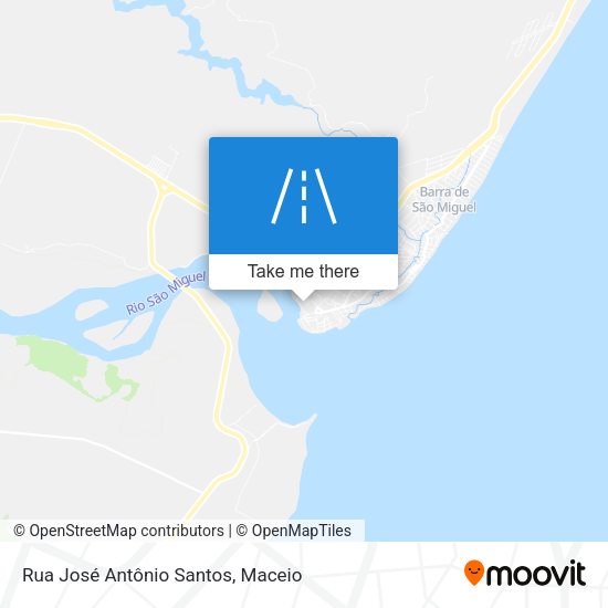 Rua José Antônio Santos map