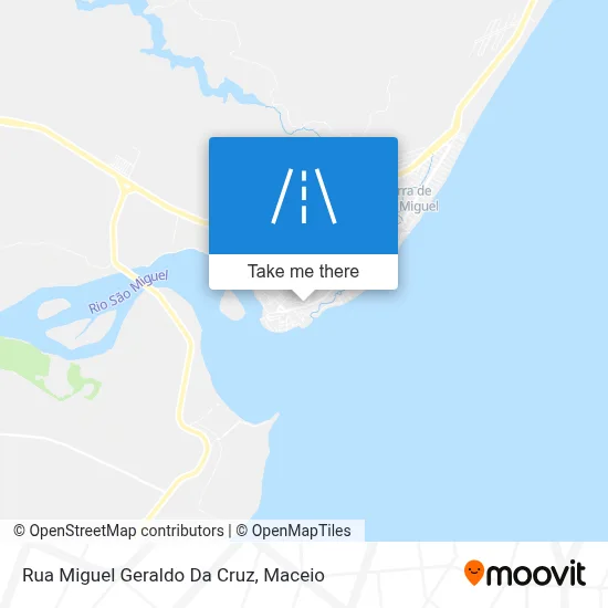 Rua Miguel Geraldo Da Cruz map
