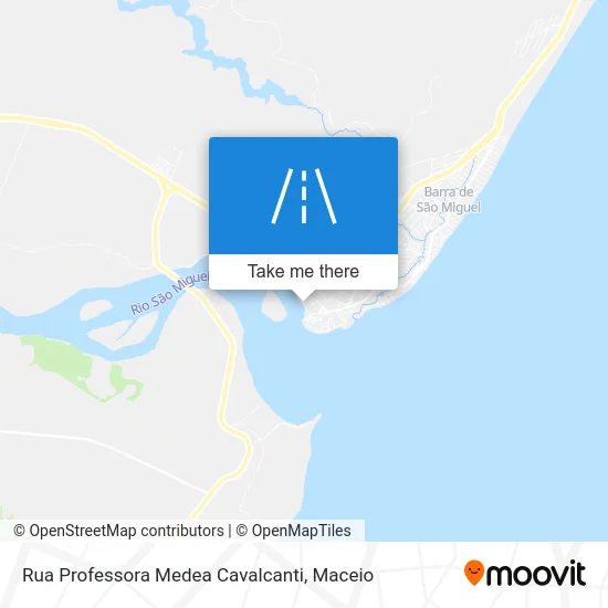 Rua Professora Medea Cavalcanti map