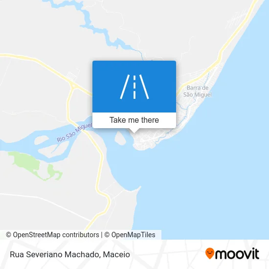 Rua Severiano Machado map