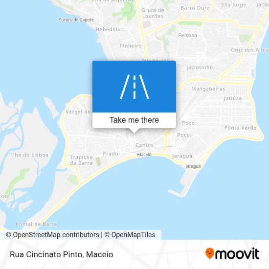 Rua Cincinato Pinto map