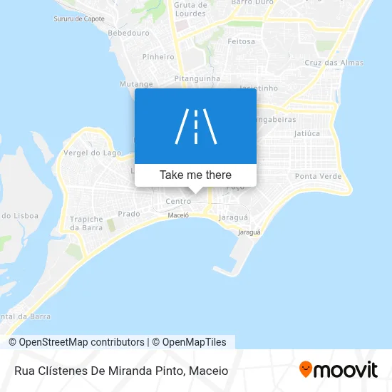 Rua Clístenes De Miranda Pinto map