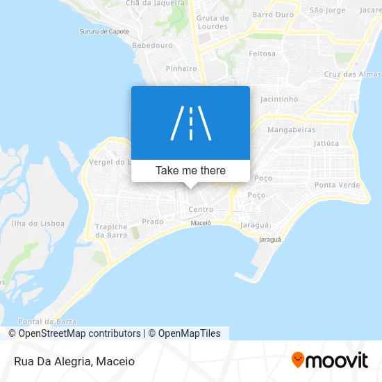 Rua Da Alegria map