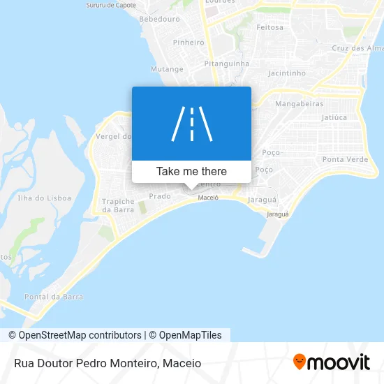 Rua Doutor Pedro Monteiro map