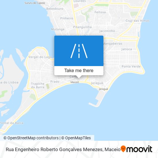 Mapa Rua Engenheiro Roberto Gonçalves Menezes