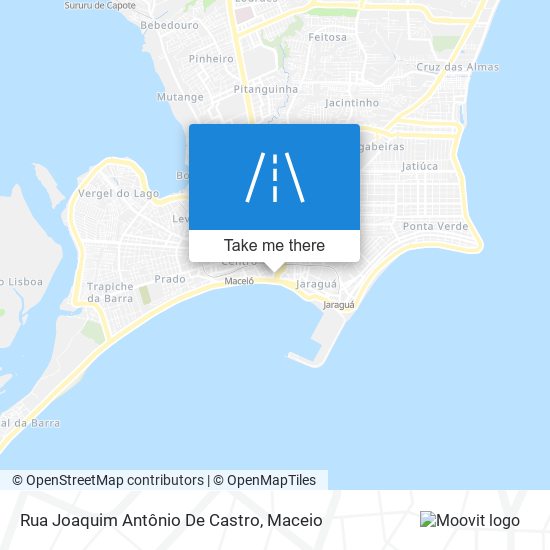 Mapa Rua Joaquim Antônio De Castro