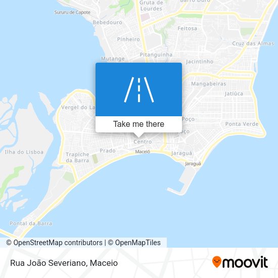 Rua João Severiano map