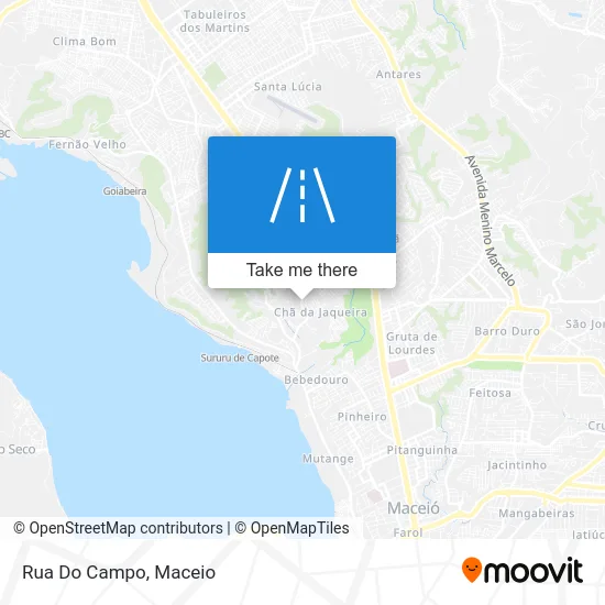 Rua Do Campo map