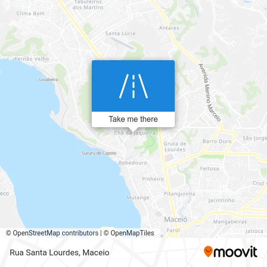Rua Santa Lourdes map