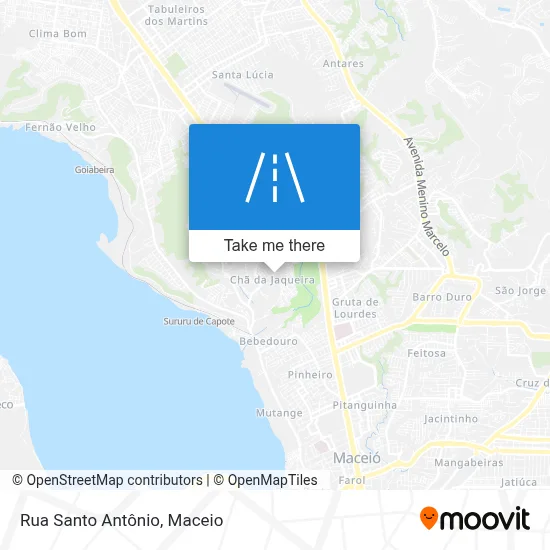 Rua Santo Antônio map