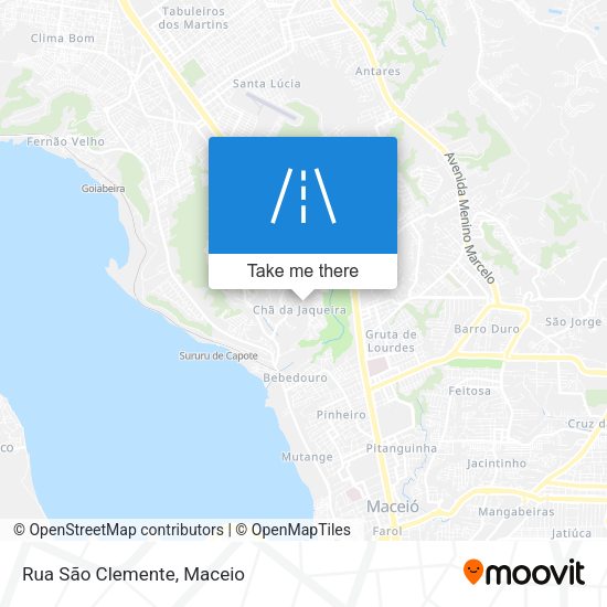 Rua São Clemente map