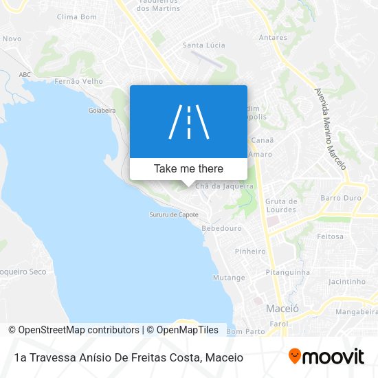 1a Travessa Anísio De Freitas Costa map