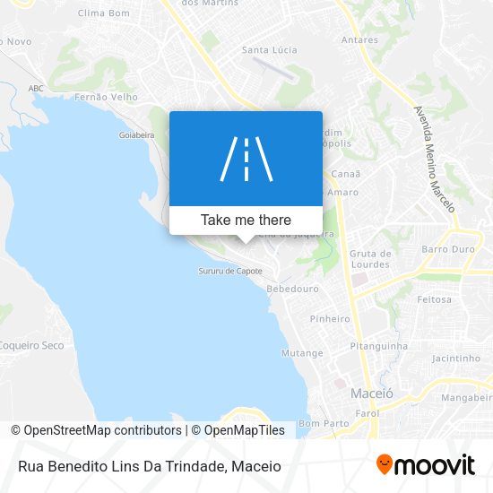 Rua Benedito Lins Da Trindade map