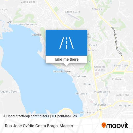 Rua José Ovídio Costa Braga map