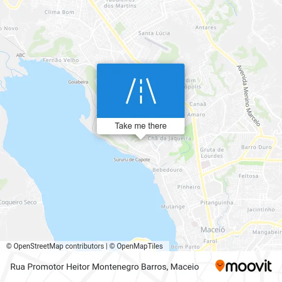 Rua Promotor Heitor Montenegro Barros map