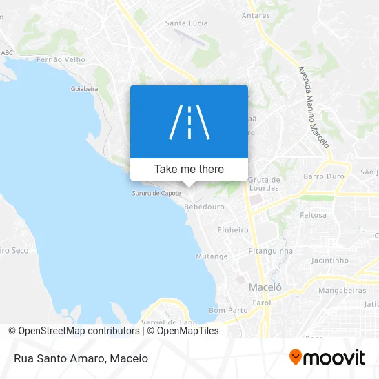 Rua Santo Amaro map
