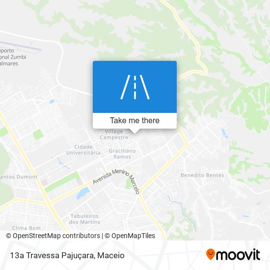 13a Travessa Pajuçara map