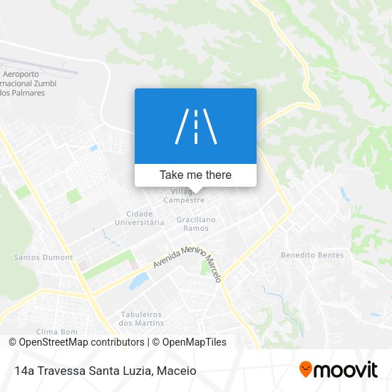 14a Travessa Santa Luzia map