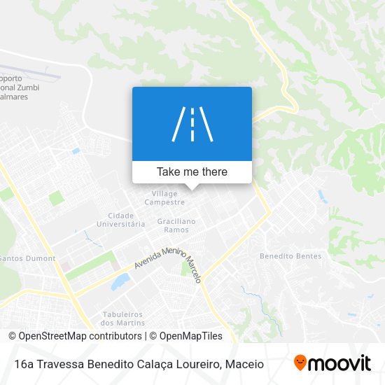 16a Travessa Benedito Calaça Loureiro map