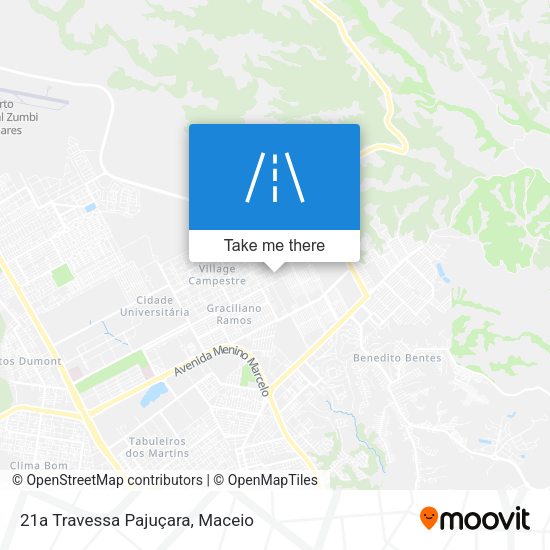 21a Travessa Pajuçara map