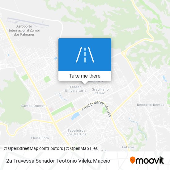 2a Travessa Senador Teotônio Vilela map
