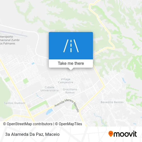 3a Alameda Da Paz map