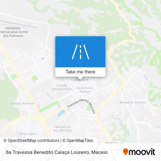 8a Travessa Benedito Calaça Loureiro map