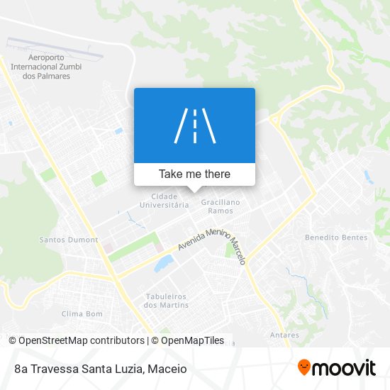 8a Travessa Santa Luzia map