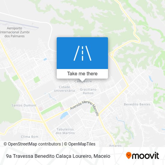 9a Travessa Benedito Calaça Loureiro map