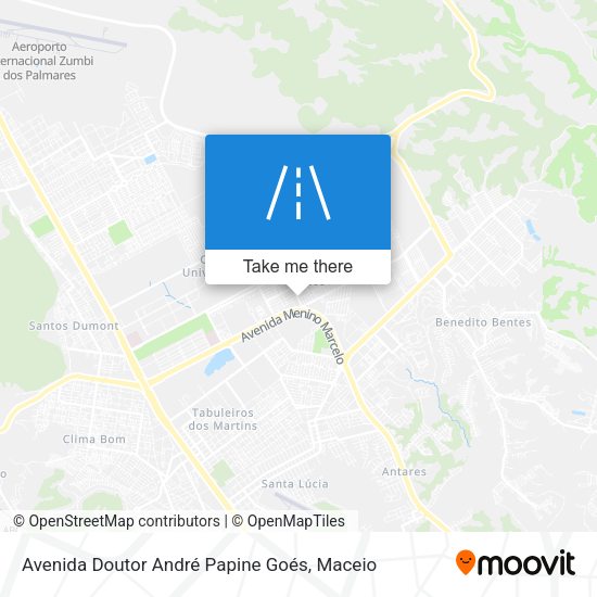 Avenida Doutor André Papine Goés map