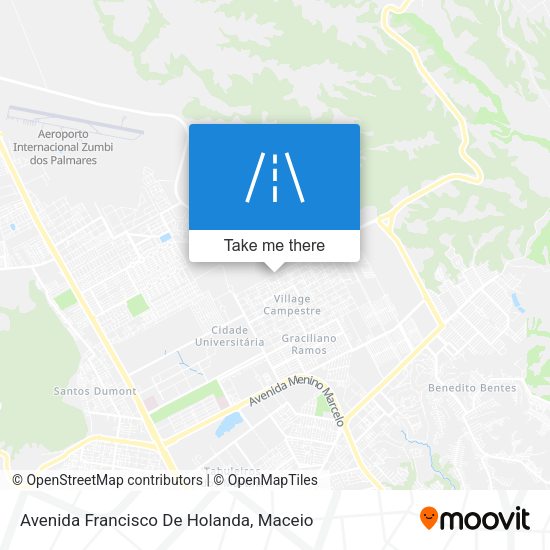 Avenida Francisco De Holanda map