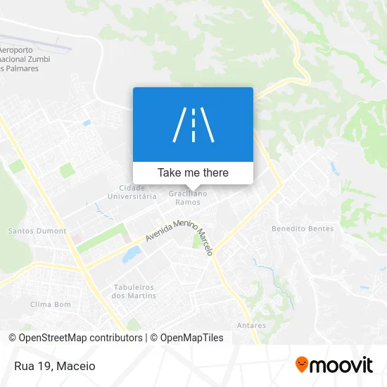 Rua 19 map