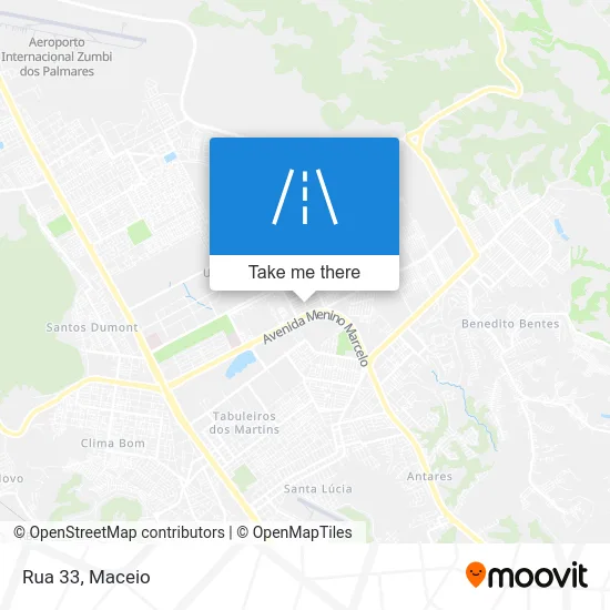 Rua 33 map