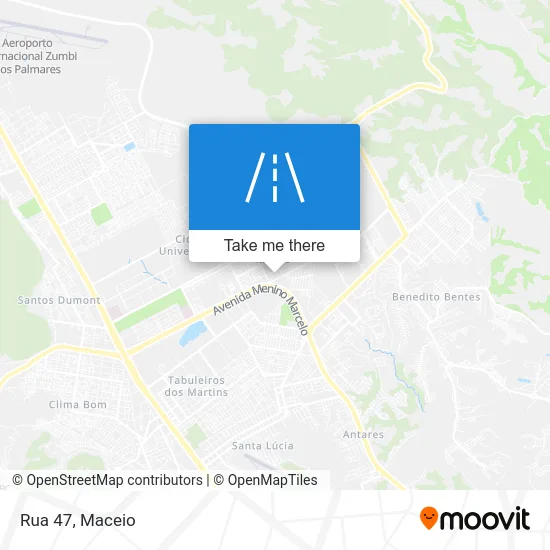 Rua 47 map