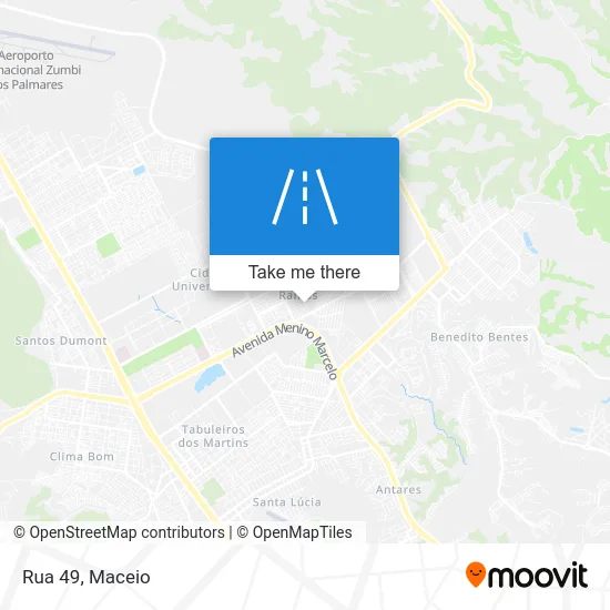 Rua 49 map