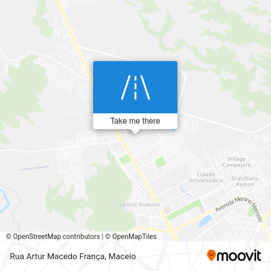 Rua Artur Macedo França map