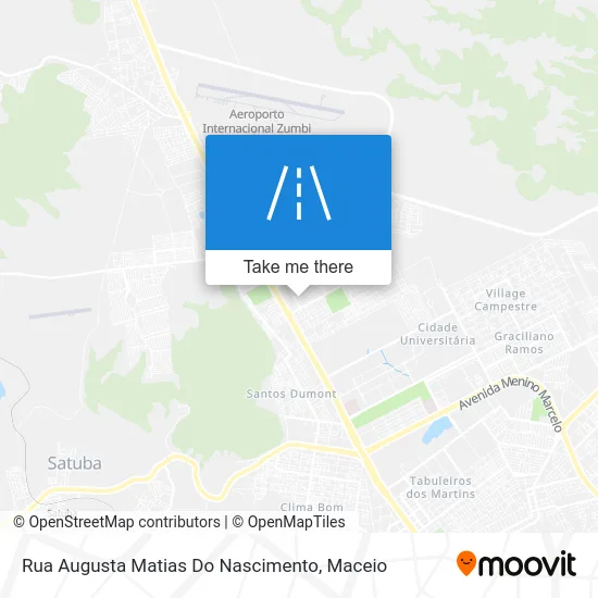 Rua Augusta Matias Do Nascimento map