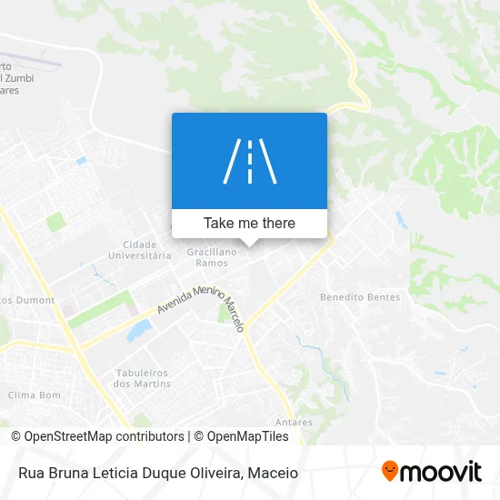 Rua Bruna Leticia Duque Oliveira map