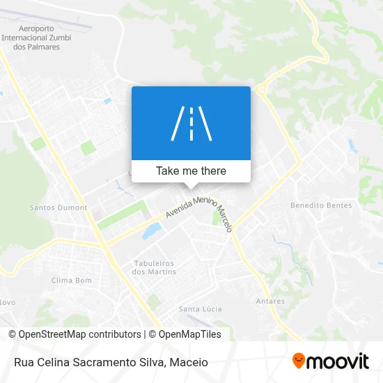 Rua Celina Sacramento Silva map