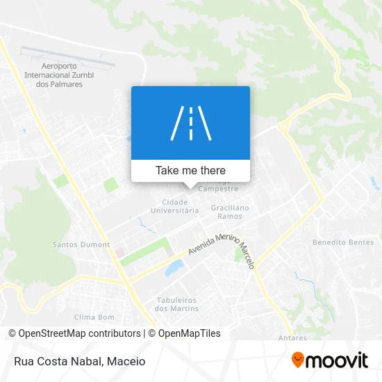 Rua Costa Nabal map