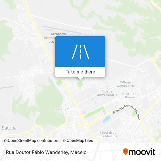 Rua Doutor Fábio Wanderley map