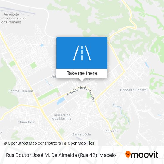 Rua Doutor José M. De Almeida (Rua 42) map