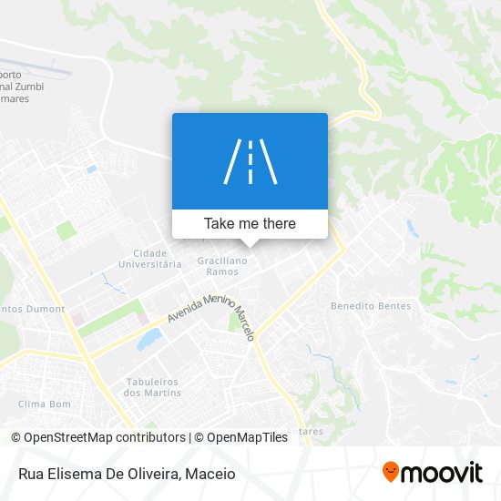 Mapa Rua Elisema De Oliveira