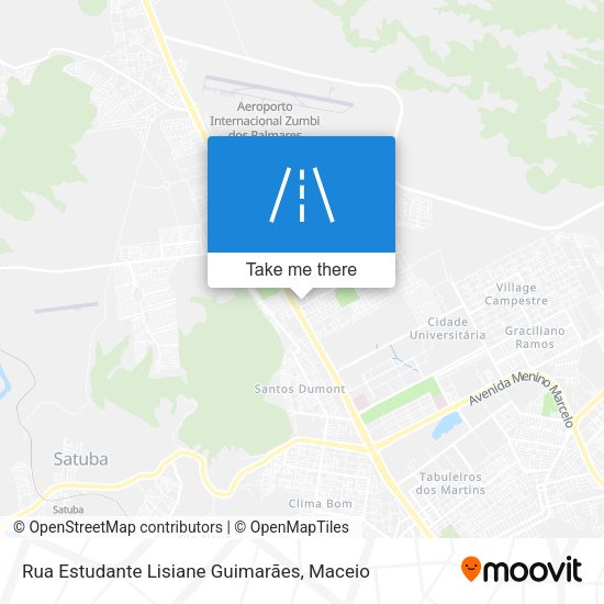 Rua Estudante Lisiane Guimarães map