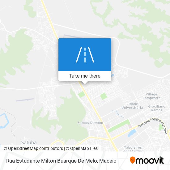 Rua Estudante Milton Buarque De Melo map