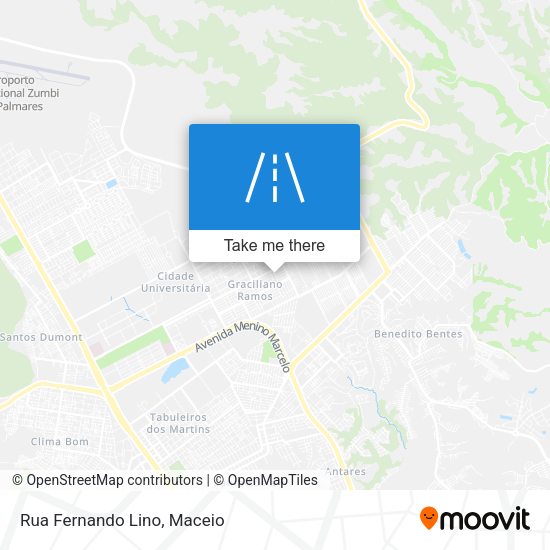 Rua Fernando Lino map