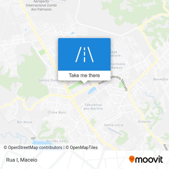 Rua I map