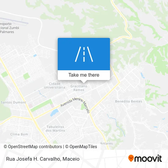 Rua Josefa H. Carvalho map