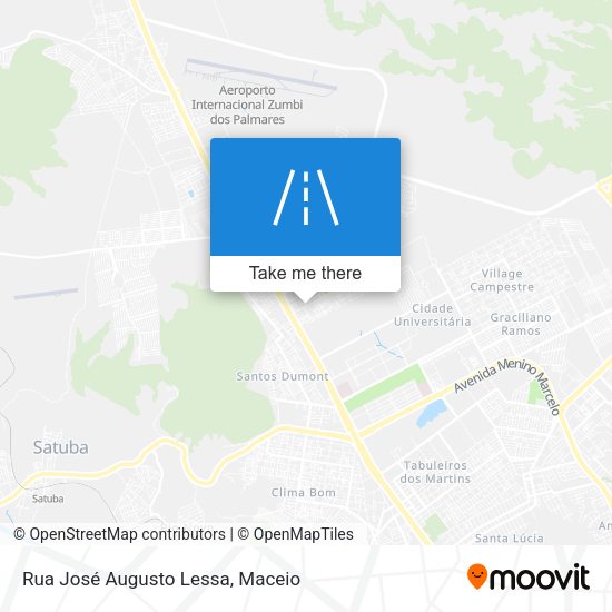 Rua José Augusto Lessa map