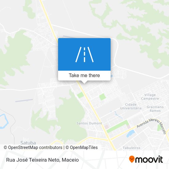Rua José Teixeira Neto map
